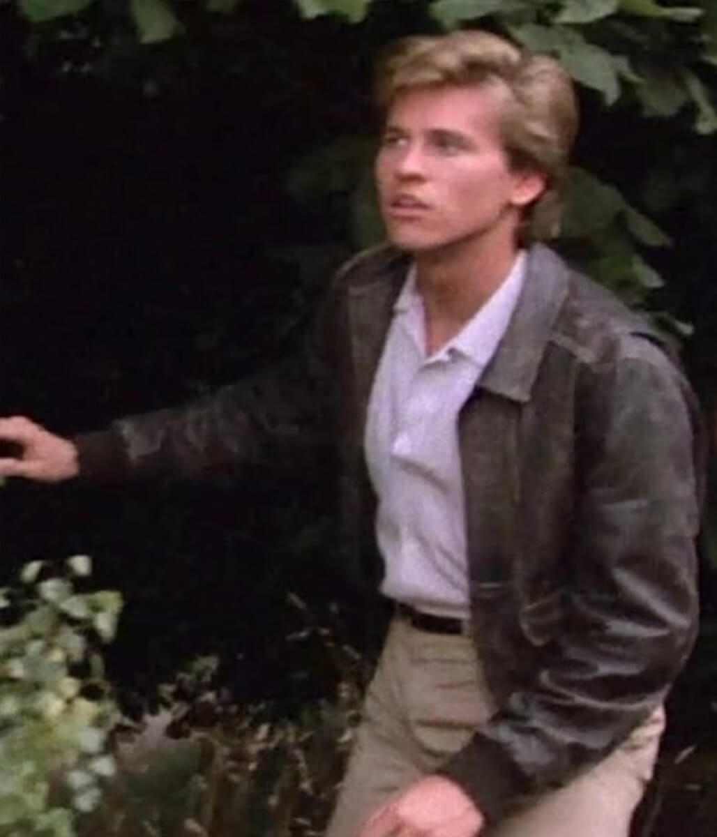 Top Secret! Val Kilmer Brown Leather Jacket