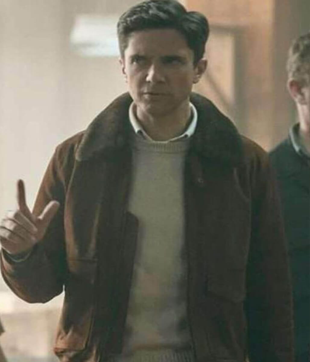 Topher Grace The Waterfront Grady Brown Jacket