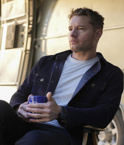 Tracker S1 Colter Shaw Blue Suede Leather Jacket