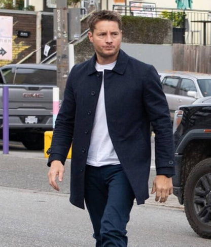 Tracker S3 Justin Hartley Black Wool Jacket