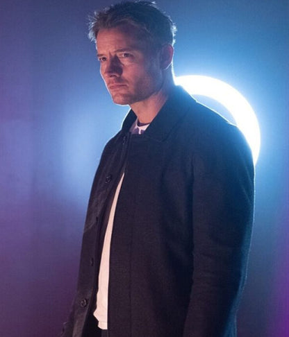 Tracker S3 Justin Hartley Black Wool Jacket