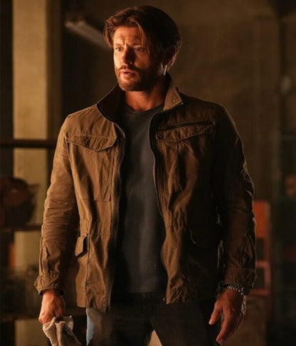 Tracker S3 Russell Shaw Brown Cotton Jacket