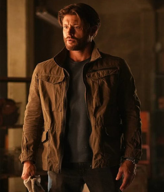 Tracker S3 Russell Shaw Brown Cotton Jacket