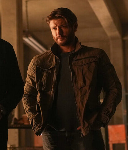 Tracker S3 Russell Shaw Brown Cotton Jacket