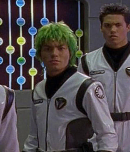 Trip Regis Power Rangers Time Force White Costume Jacket