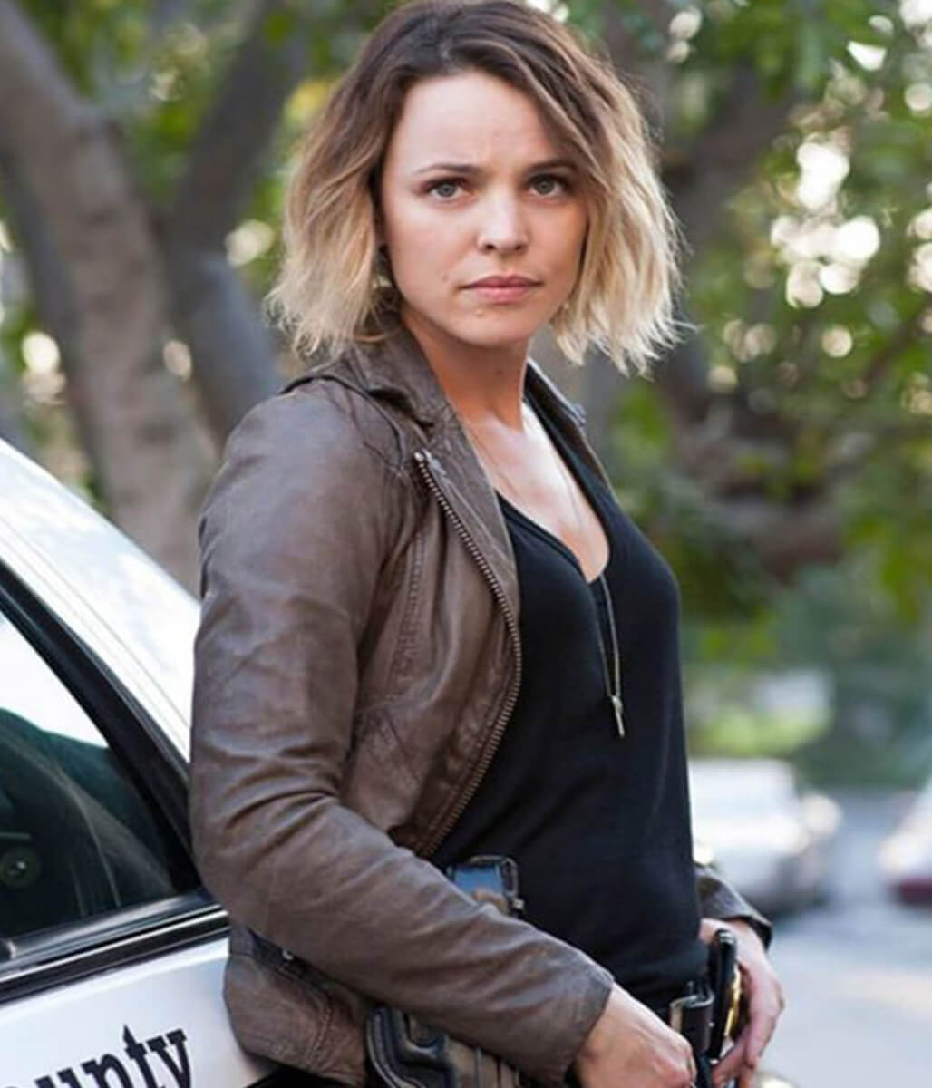True Detective Rachel McAdams Brown Leather Jacket