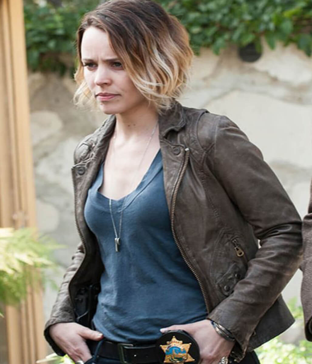 True Detective Rachel McAdams Brown Leather Jacket