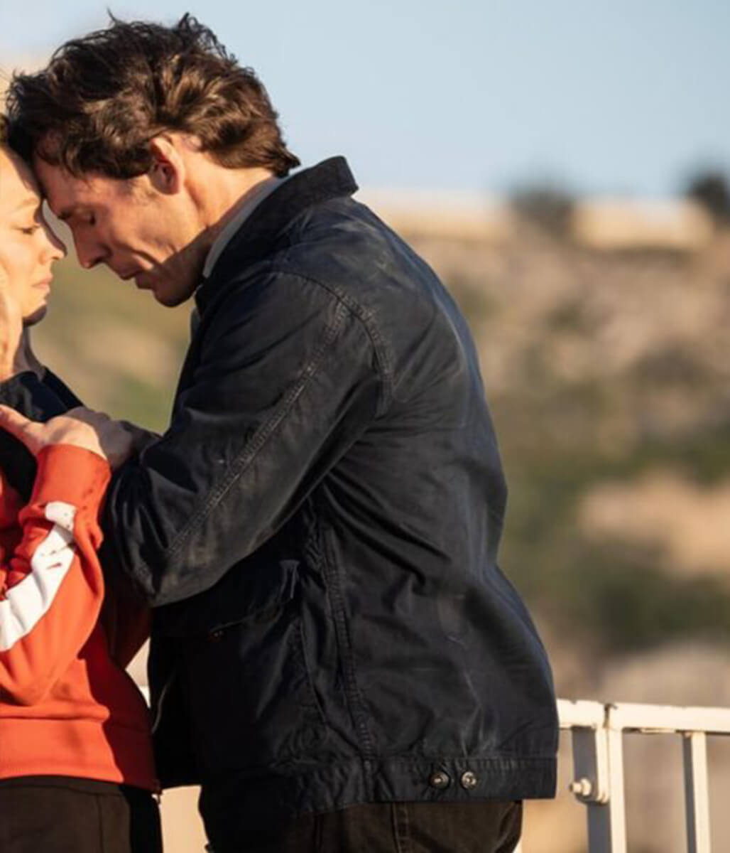 Vanished 2026 Sam Claflin Black Cotton Jacket