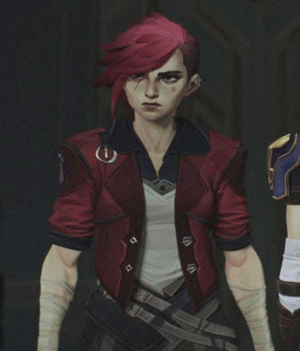 Vi Arcane S01 Red Leather Jacket