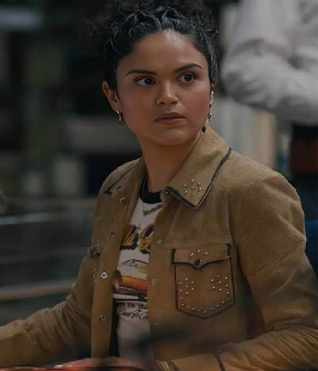 Victoria Moroles Ballard 2025 Martina Castro Suede Jacket