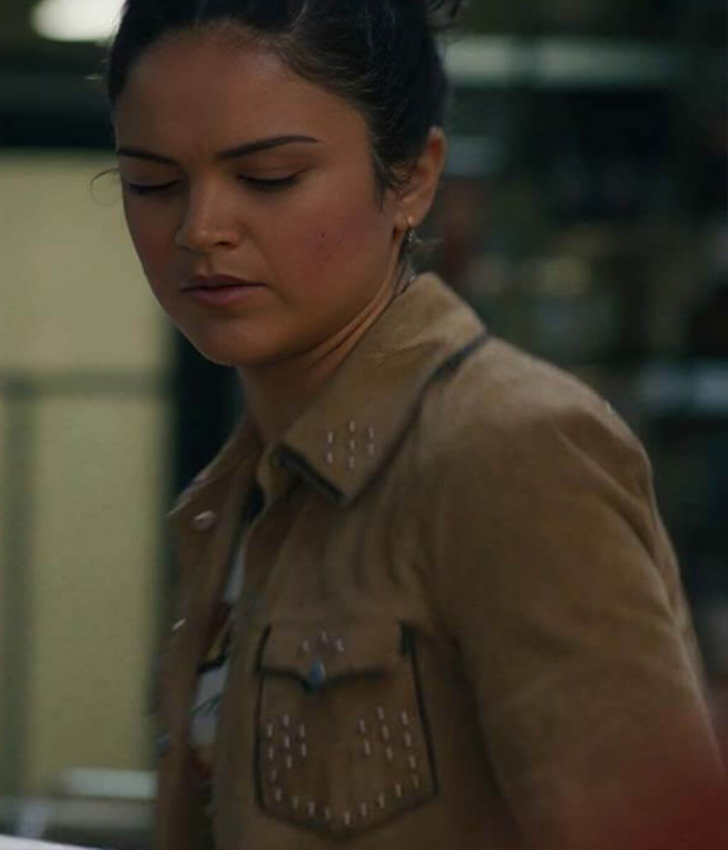 Victoria Moroles Ballard 2025 Martina Castro Suede Jacket