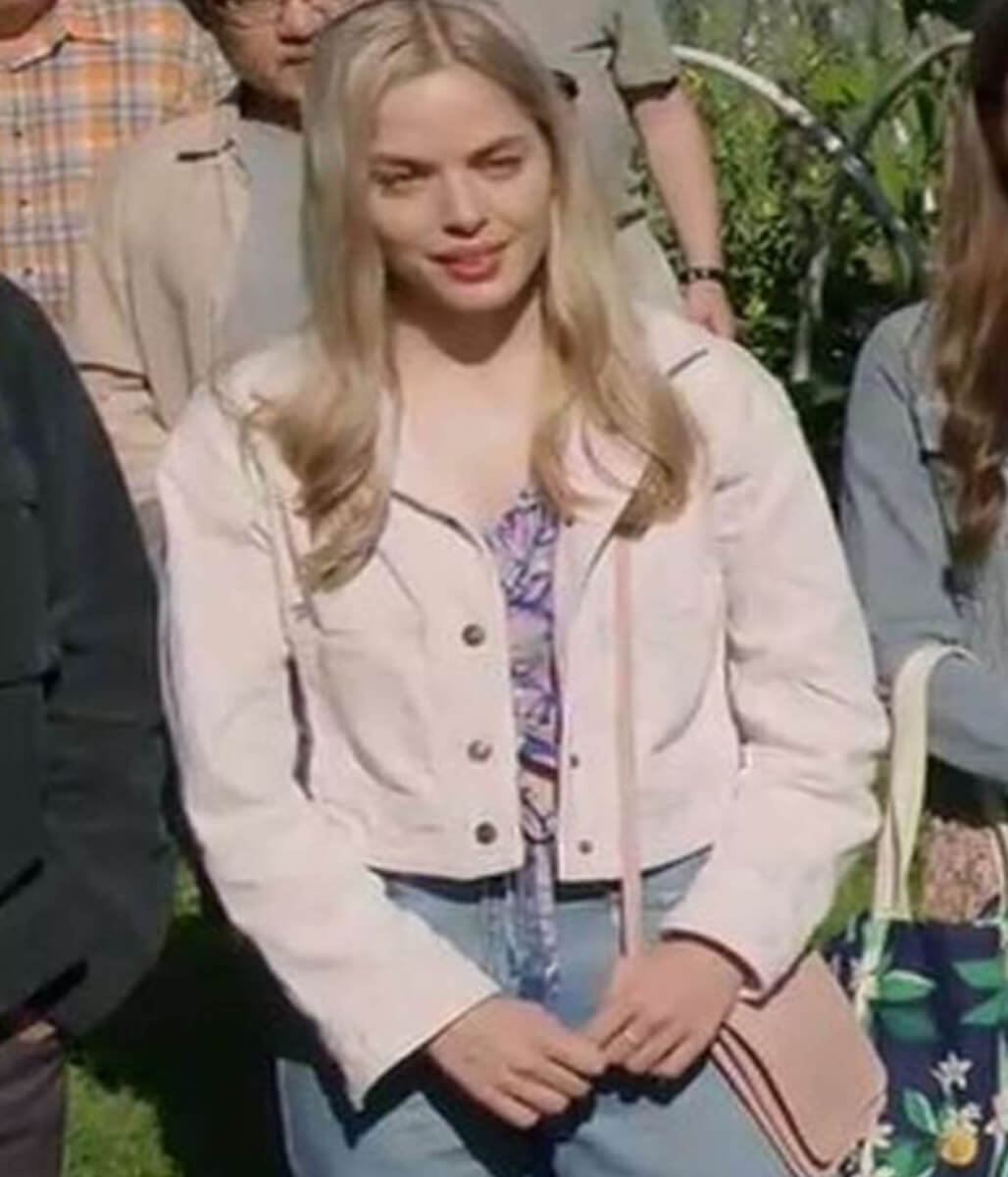 Virgin River S05 Sarah Dugdale Pink Cotton Jacket