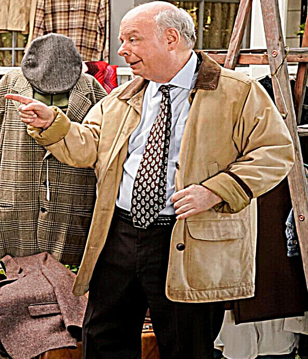 Wallace Shawn Young Sheldon S02 Brown Cotton Jacket