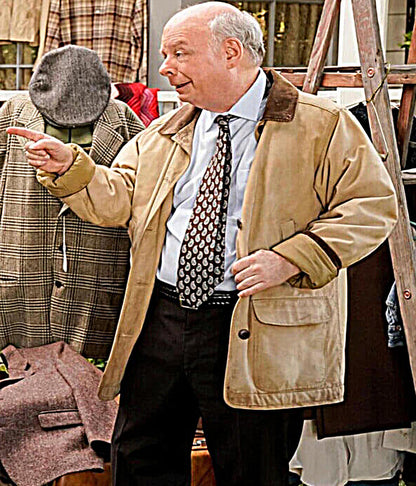 Wallace Shawn Young Sheldon S02 Brown Cotton Jacket