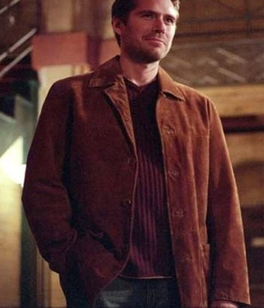 Wesley Wyndam-Pryce Angel Brown Suede Coat
