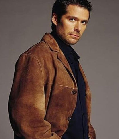 Wesley Wyndam-Pryce Angel Brown Suede Coat