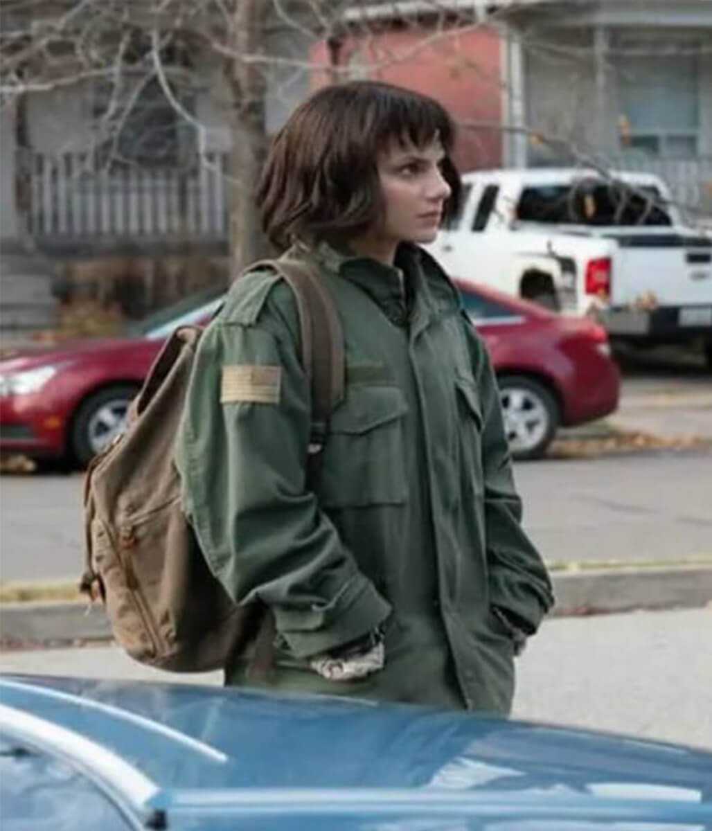Whistle 2025 Dafne Keen Green Cotton Jacket