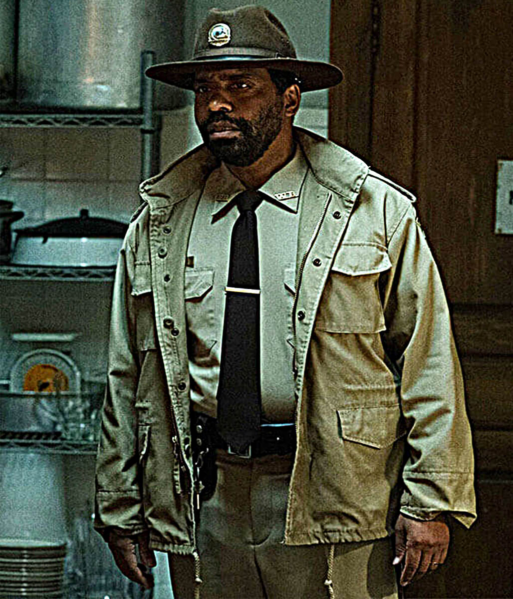Widows Bay S01 Kevin Carroll Brown Military Jacket