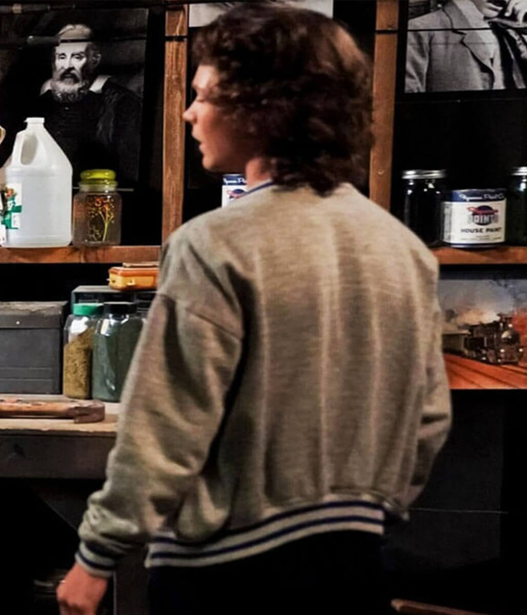 Young Sheldon S01 Georgie Cooper Grey Bomber Jacket