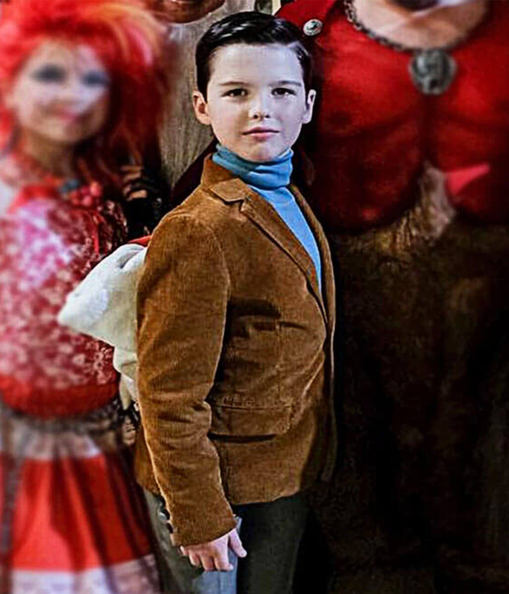 Young Sheldon S02 Iain Armitage Brown Blazer