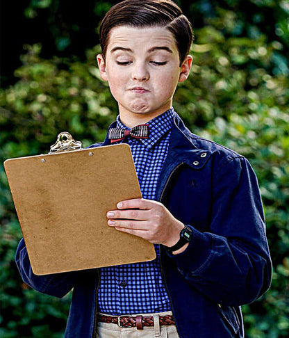 Young Sheldon S05 Iain Armitage Blue Cotton Jacket