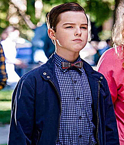 Young Sheldon S05 Iain Armitage Blue Cotton Jacket