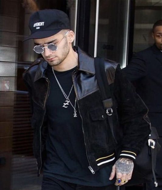 Zayn Malik Black Leather Jacket