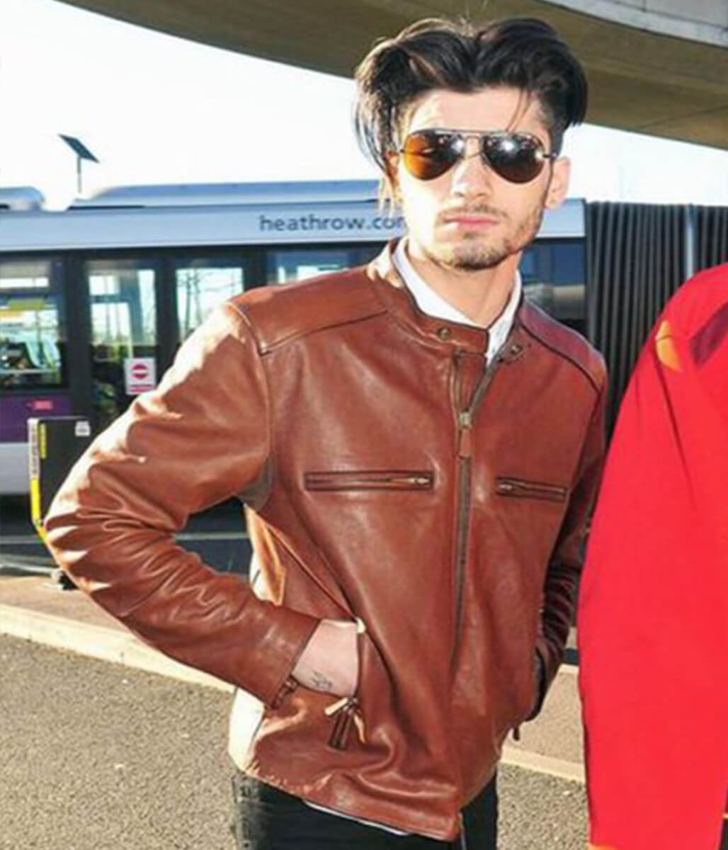 Zayn Malik Brown Leather Jacket