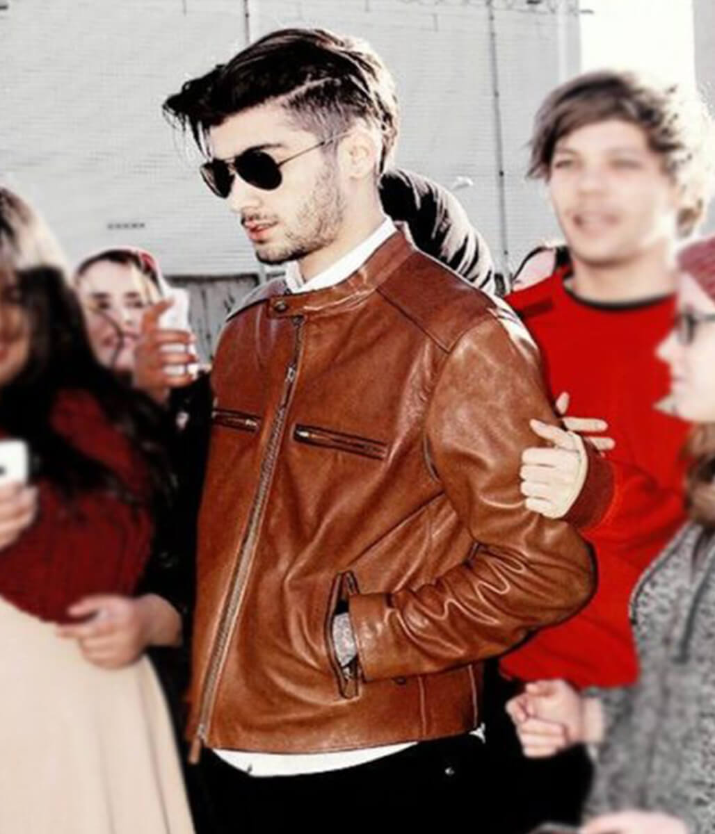 Zayn Malik Brown Leather Jacket
