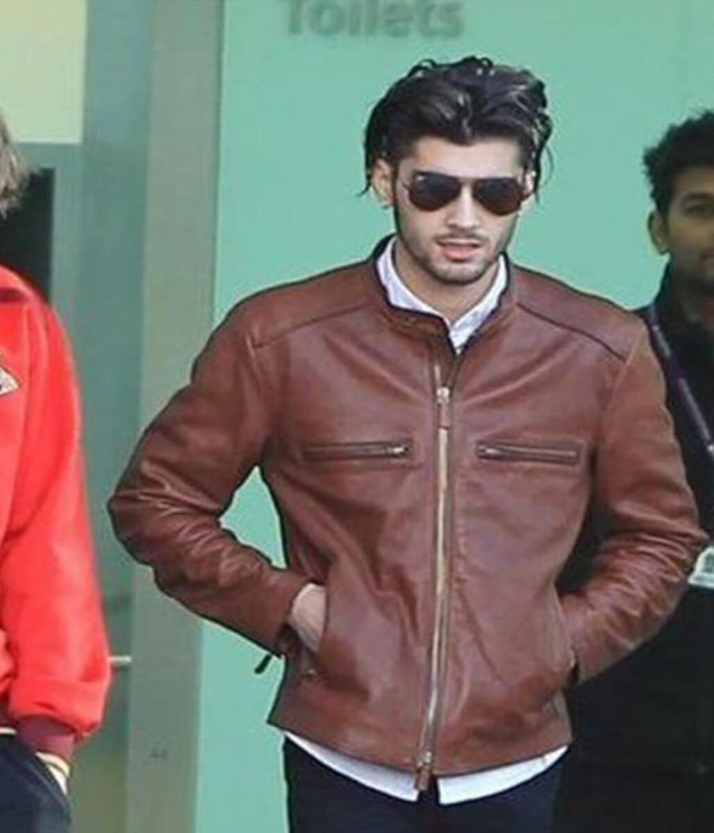 Zayn Malik Brown Leather Jacket